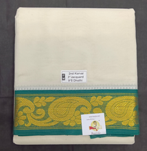 Load image into Gallery viewer, Pure cotton Muhurtham dhoti 9*5