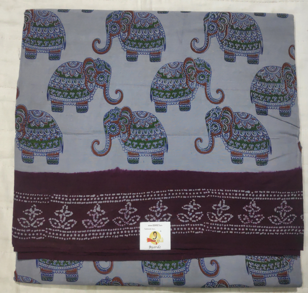 Sungudi cotton 10.5 yards madisar
