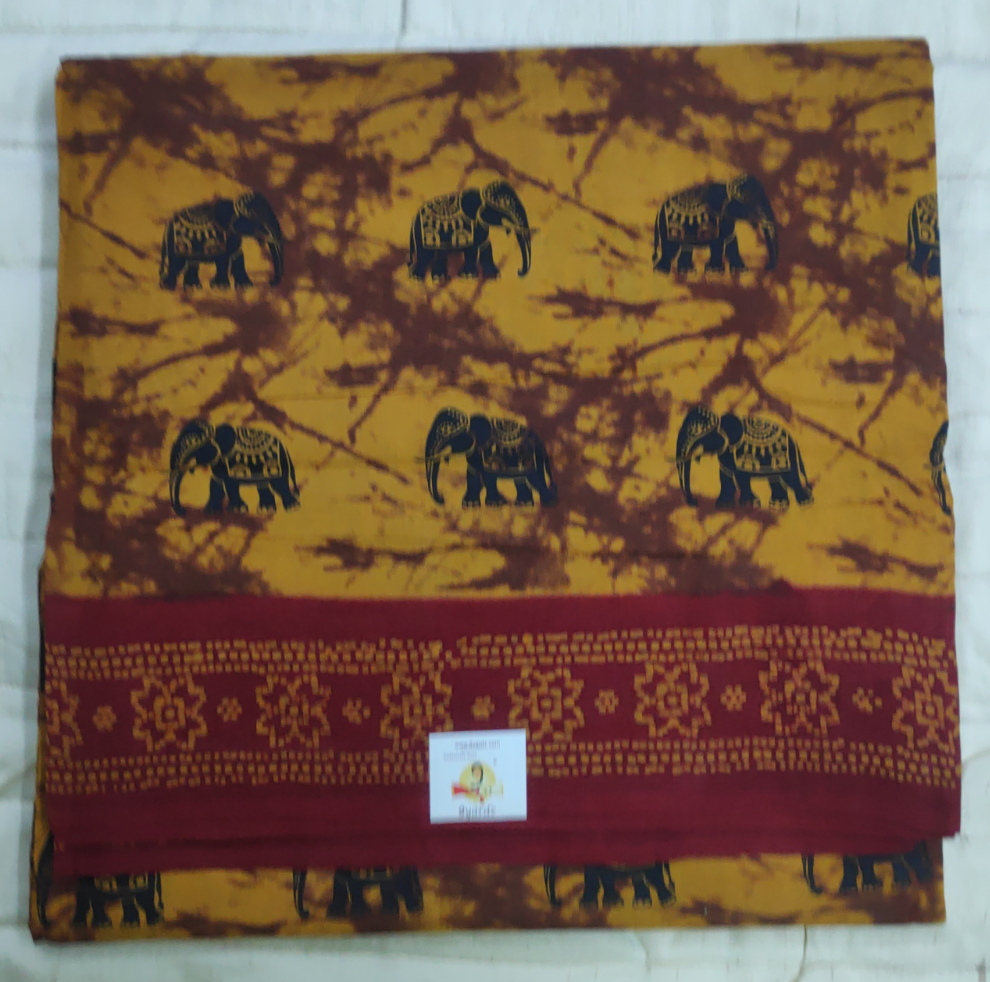 Sungudi cotton 10.5 yards madisar