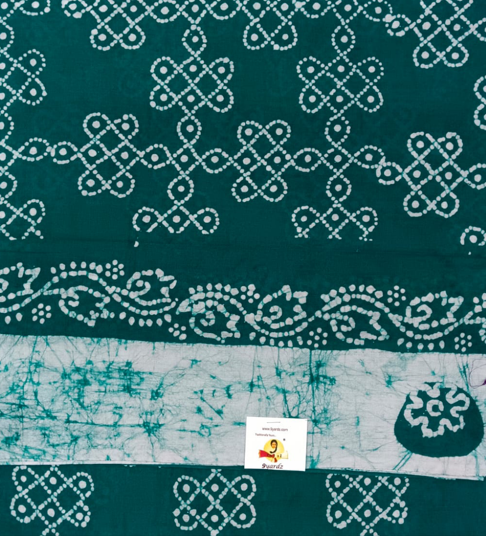 Sungudi cotton 9.5 yards madisar