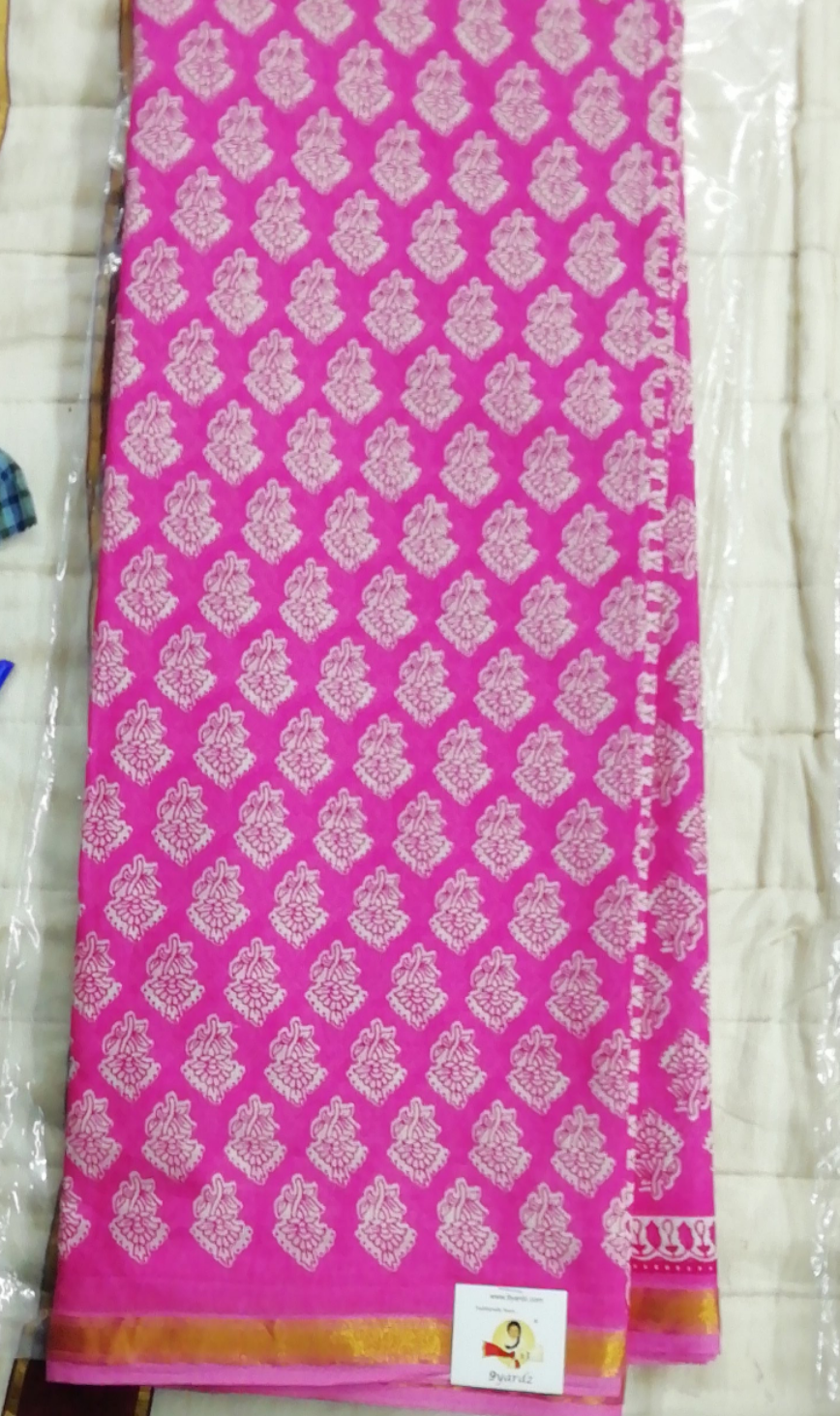 Chanderi cotton 6 yards