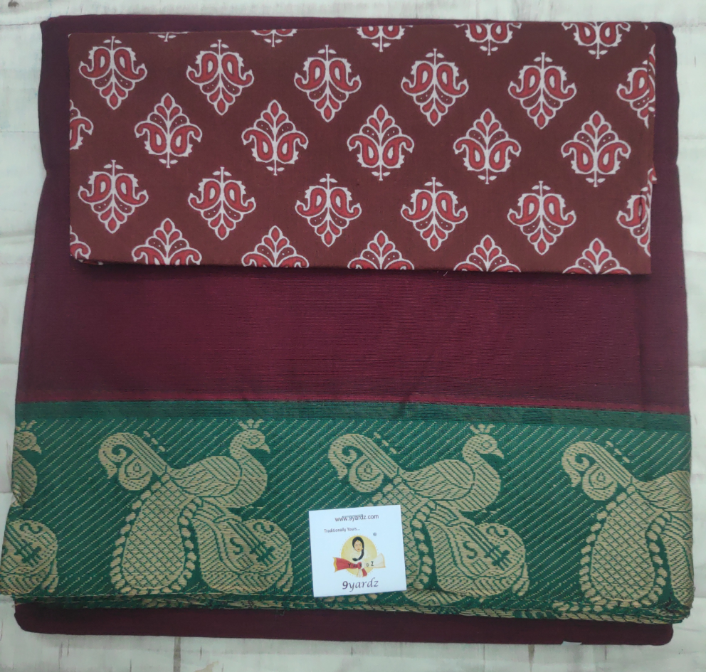 Arupukottai cotton 10 yards madisar