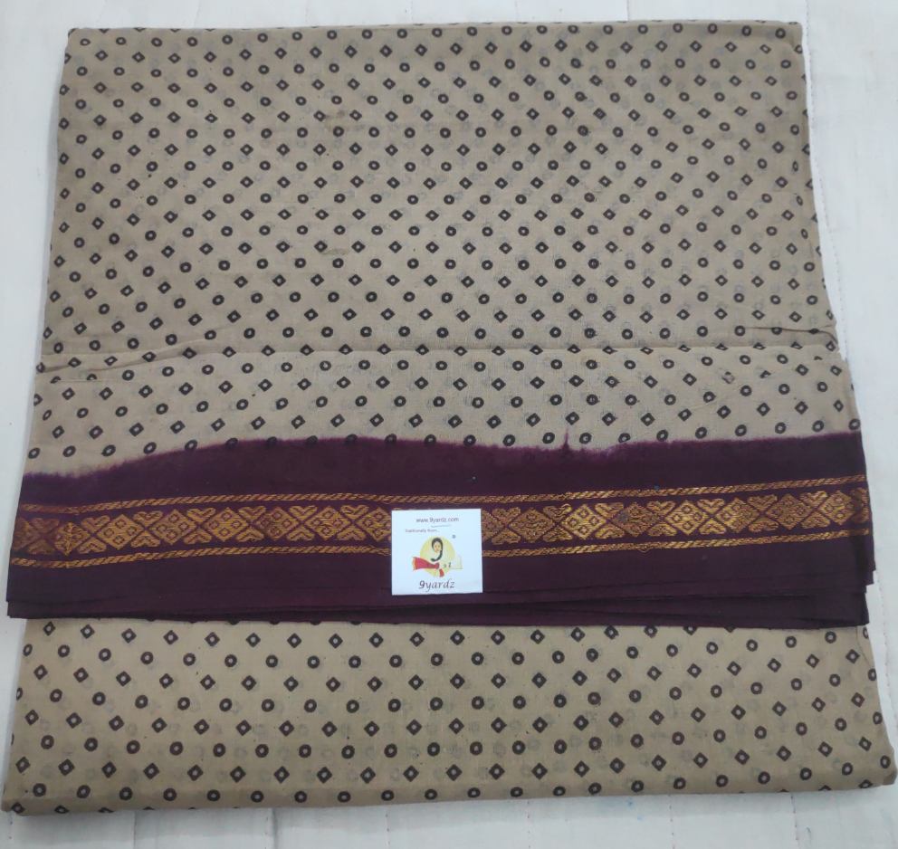Sungudi cotton 10.5 yards madisar