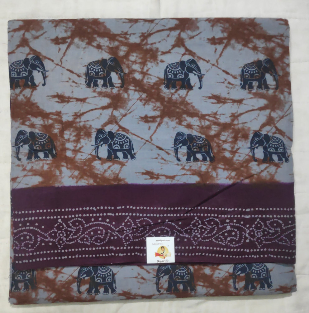 Sungudi cotton 10.5 yards madisar
