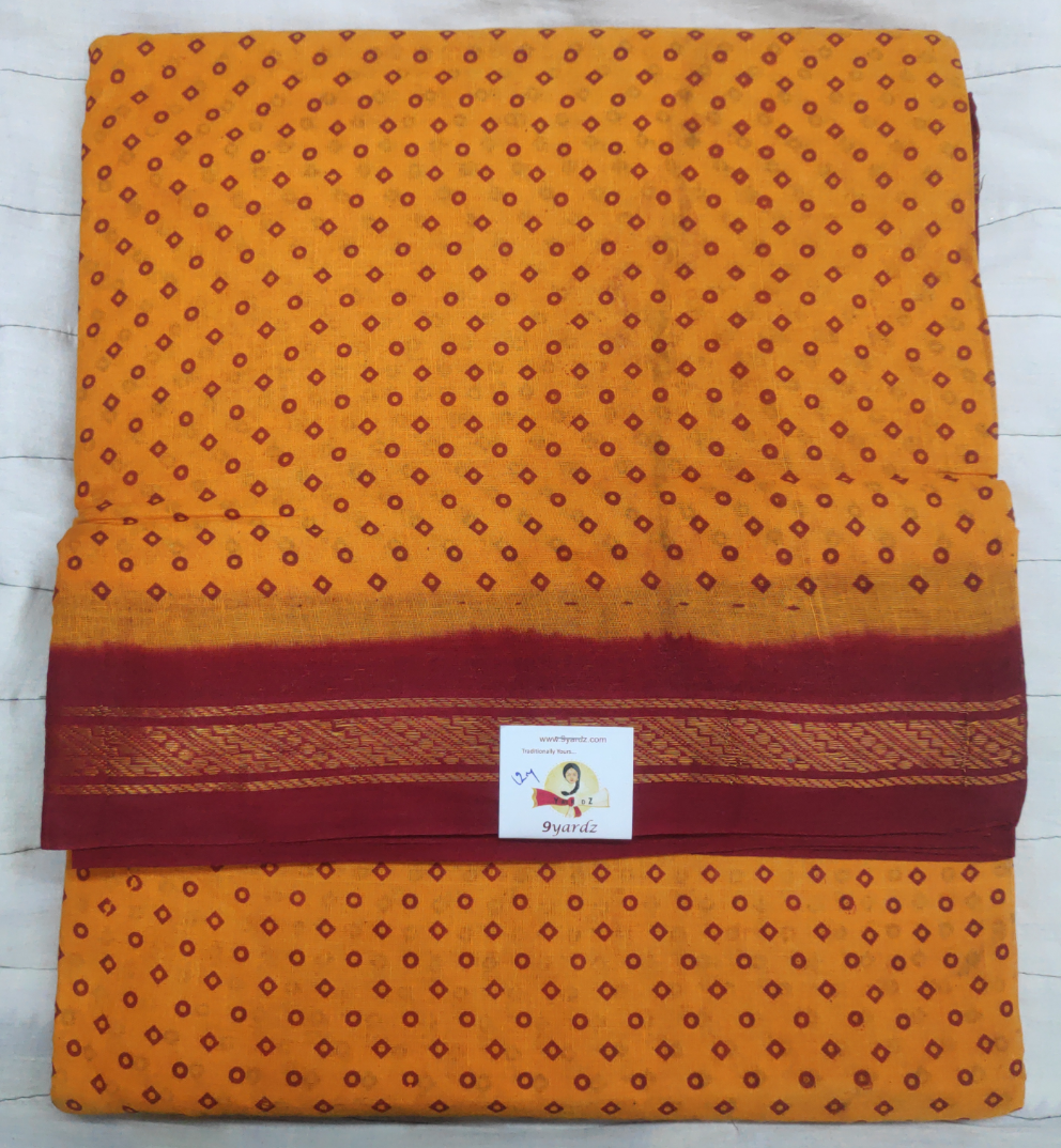 Sungudi cotton 12 yardz