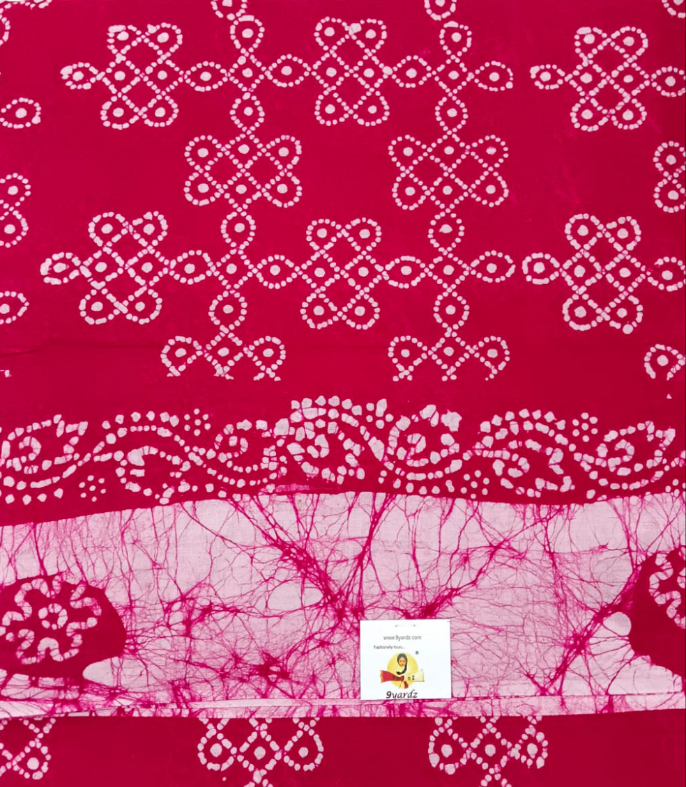 Sungudi cotton 9.5 yards madisar