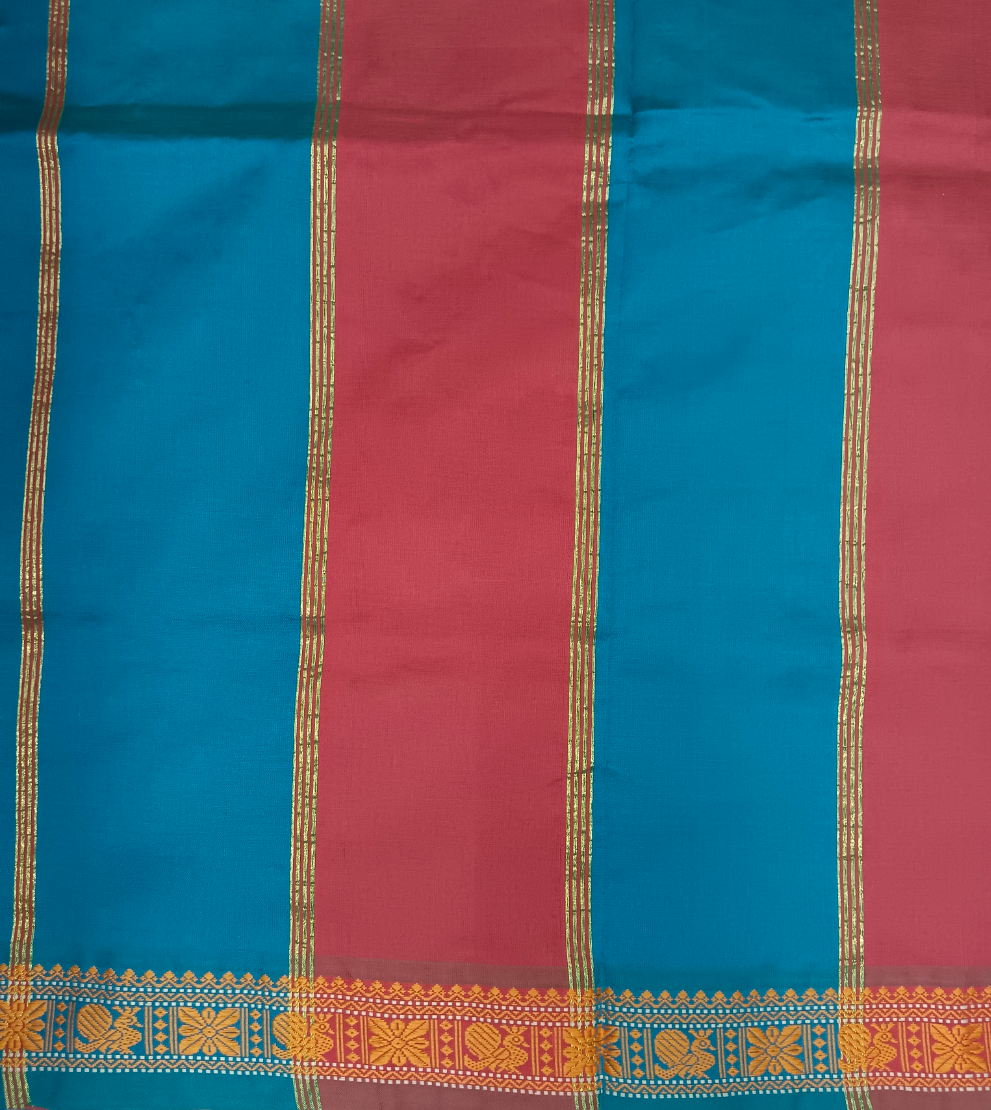 Semi silk cotton 6Yards