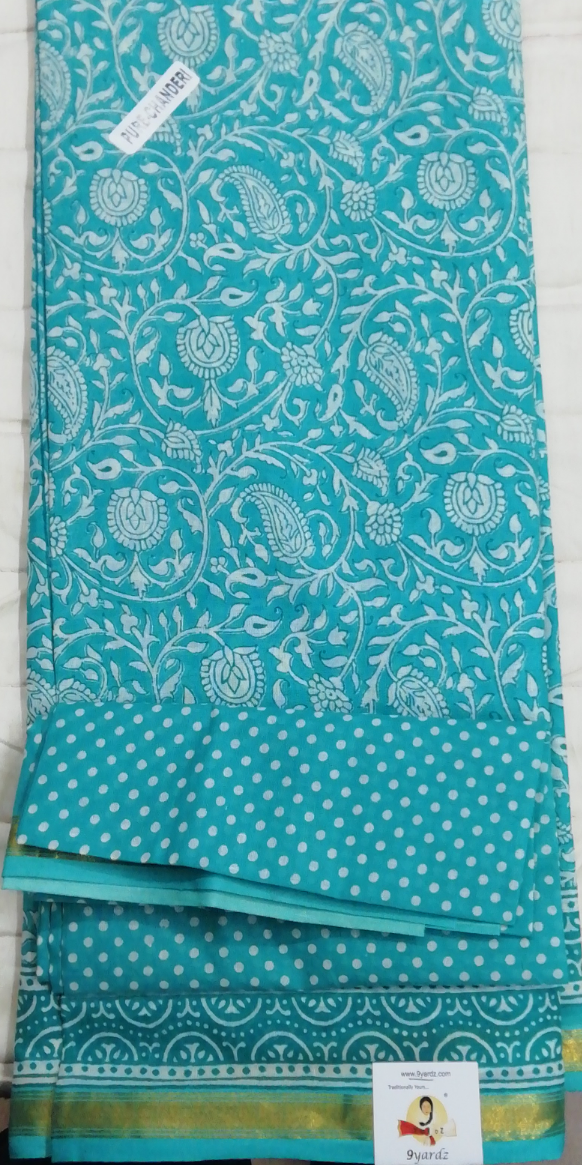 Chanderi cotton 6 yards