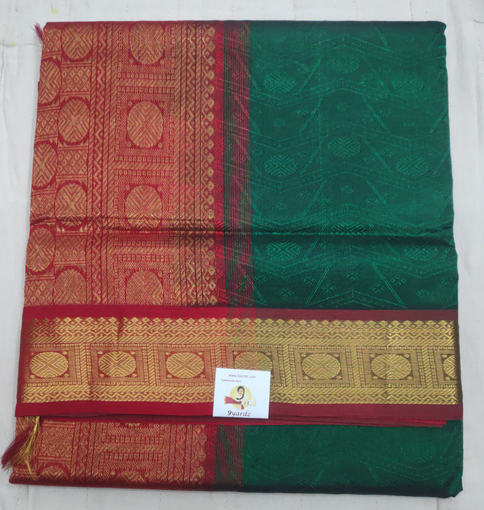 Pure silk cotton- embossed, 10 yards madisar