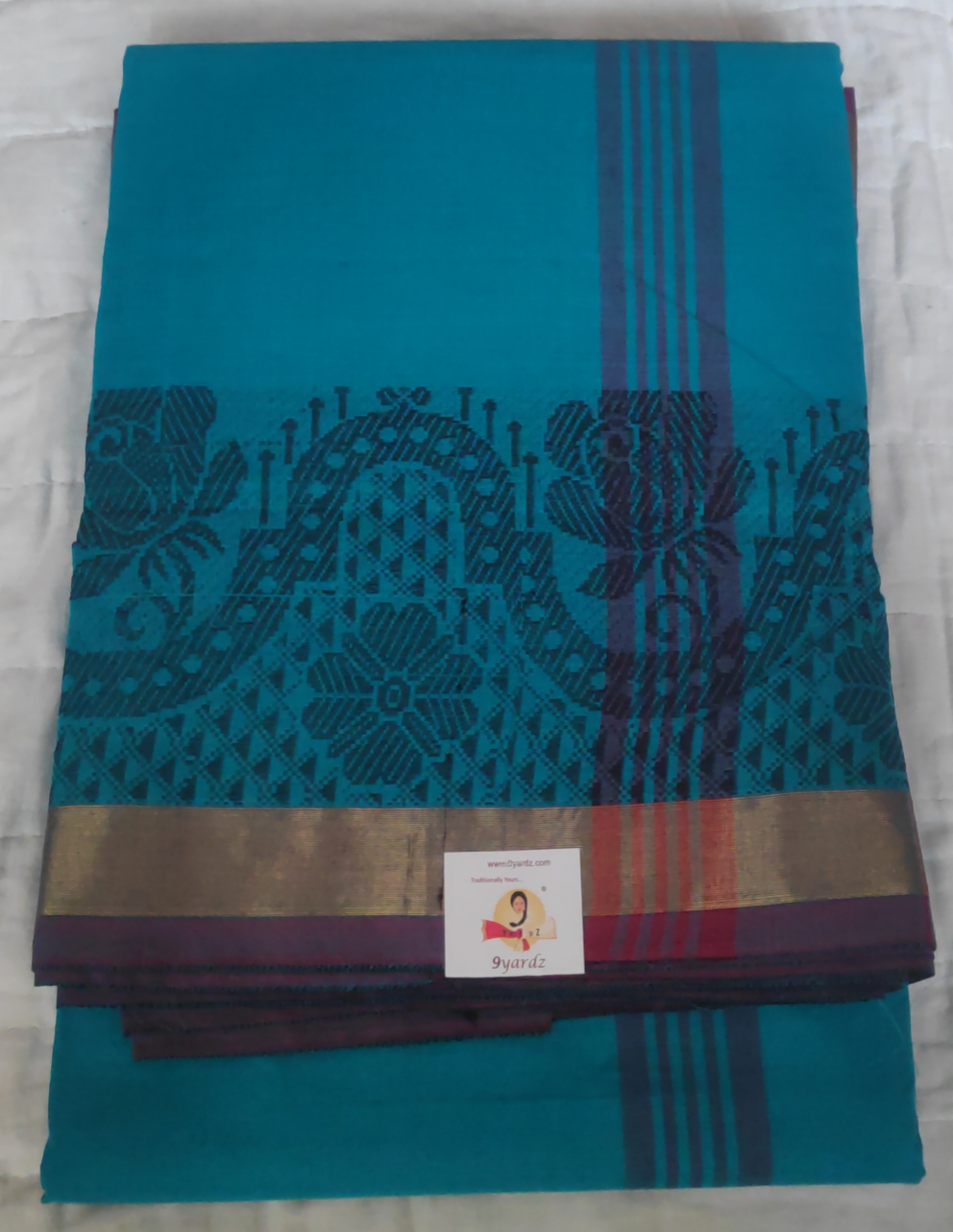 Chettinadu / Karaikudi cotton 9.5 yards madisar