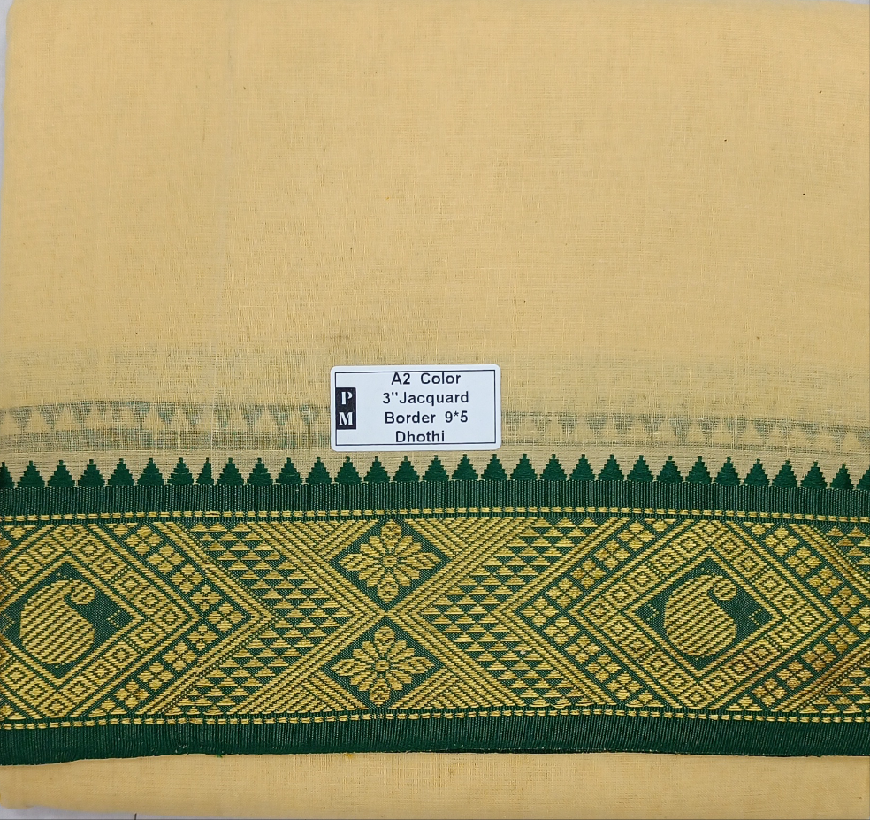 Cotton Colour  Dhothi 9*5