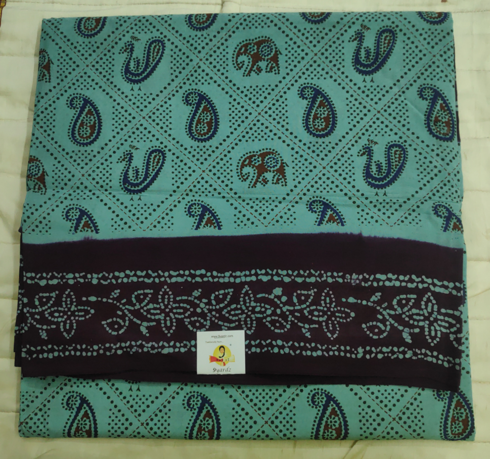 Sungudi cotton 10.5 yards madisar