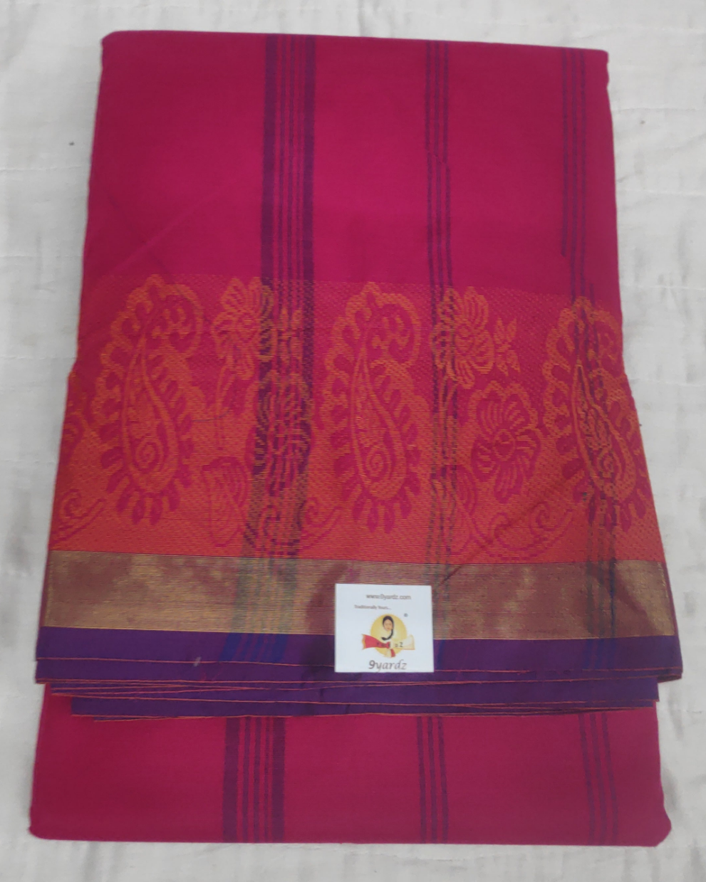 Chettinadu / Karaikudi cotton 9.5 yards madisar
