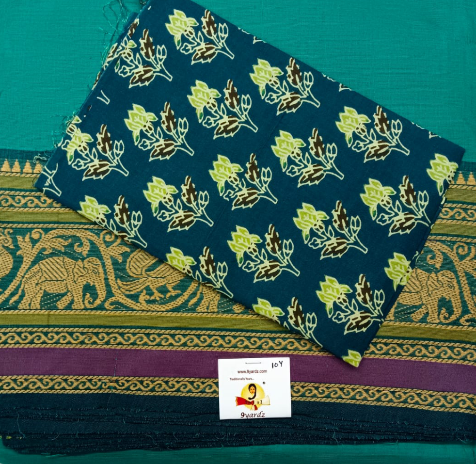 Arupukottai cotton 10 yards madisar