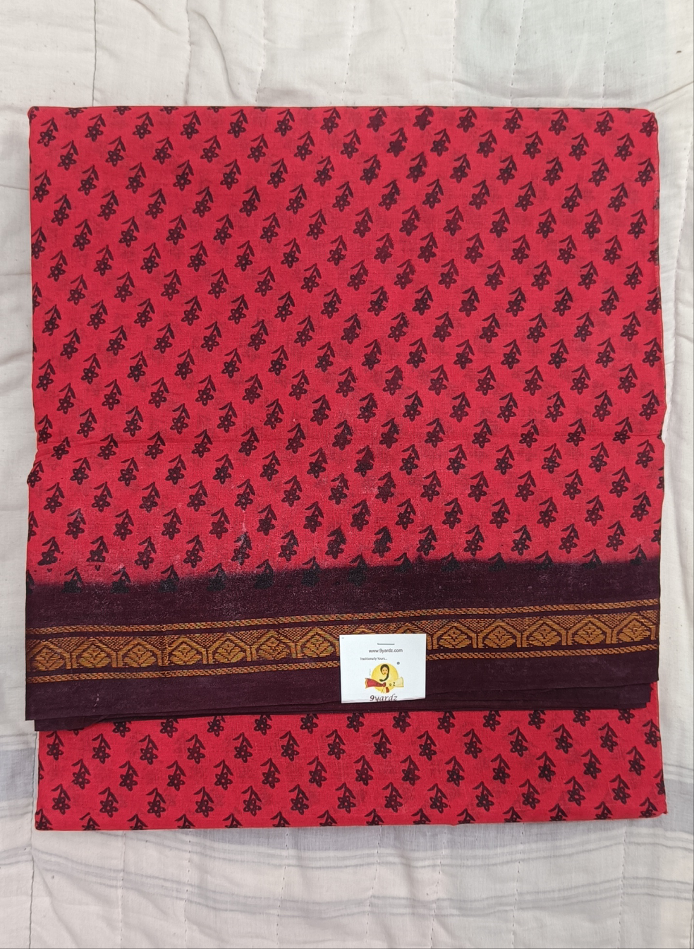 Sungudi cotton 12 yardz