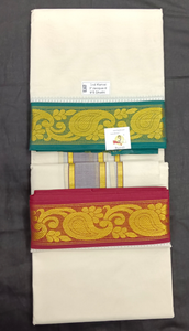 Pure cotton Muhurtham dhoti 9*5