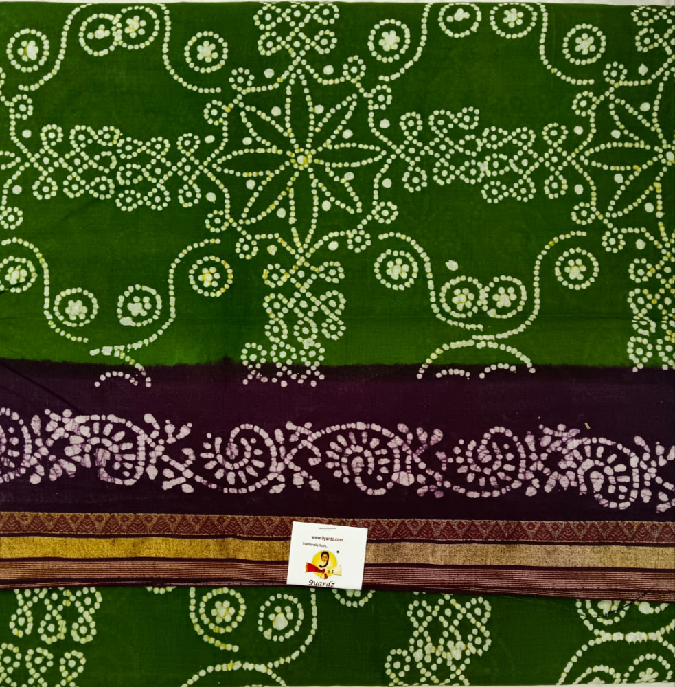 Sungudi cotton 10.5 yards madisar