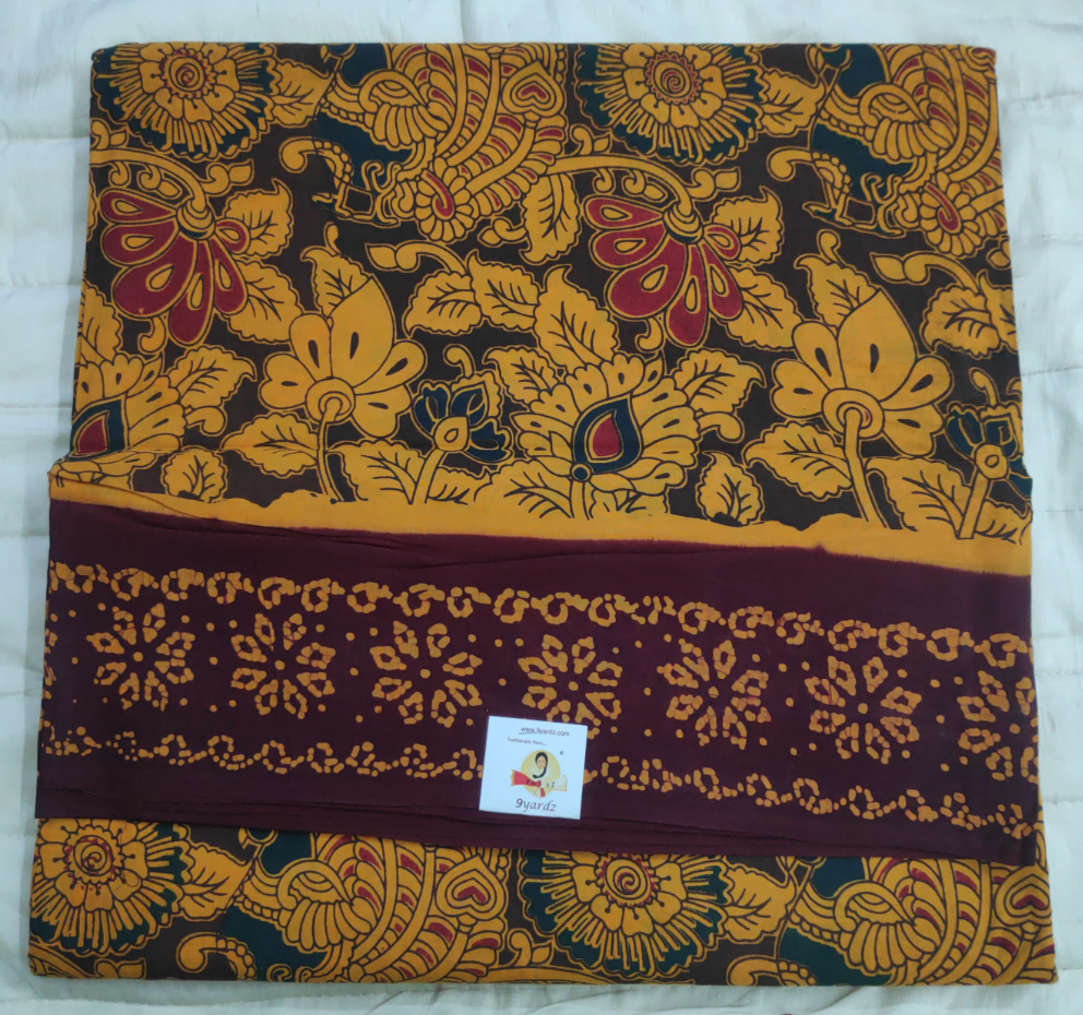 Sungudi cotton 10.5 yards madisar
