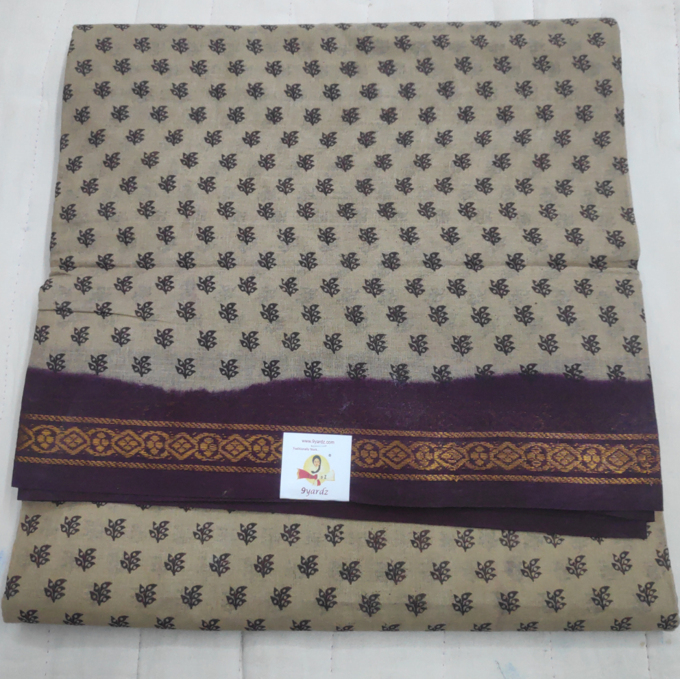 Sungudi cotton 10.5 yards madisar