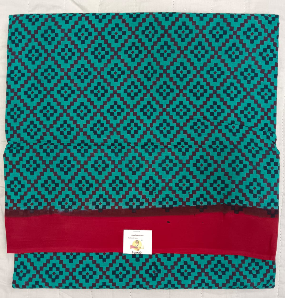 Sungudi cotton 10.5 yards madisar