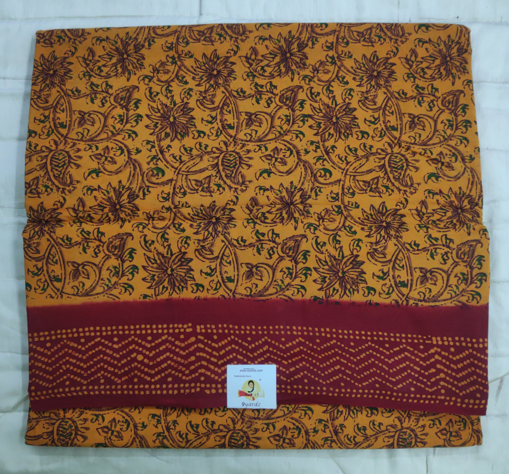 Sungudi cotton 10.5 yards madisar