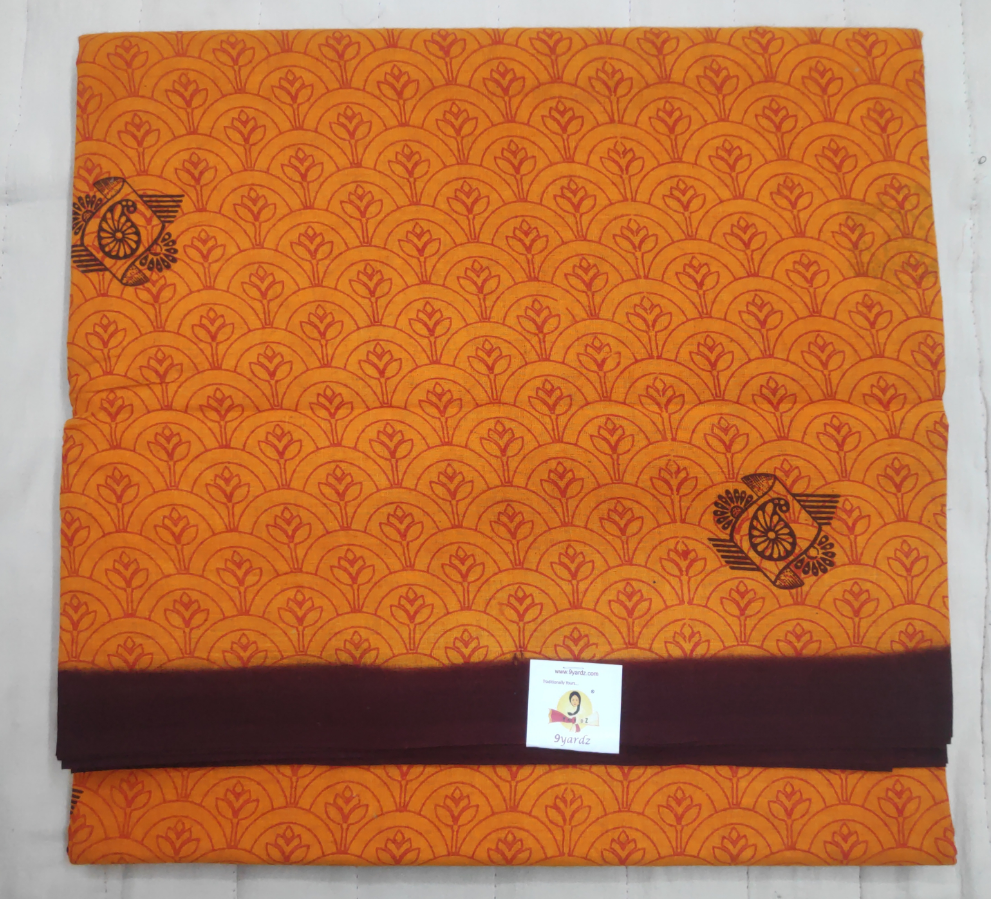 Sungudi cotton 10.5 yards madisar