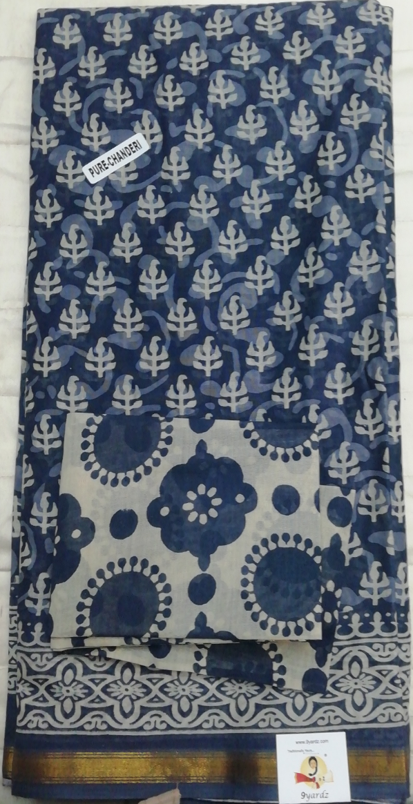 Chanderi cotton 6 yards