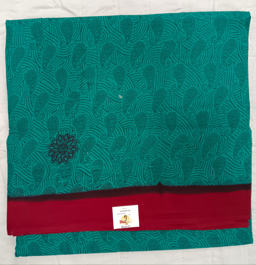 Sungudi cotton 10.5 yards madisar