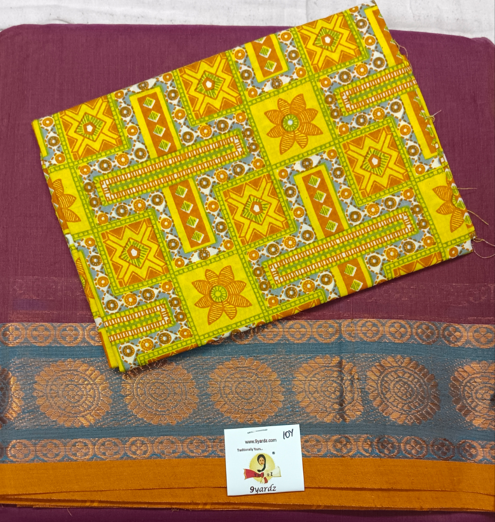 Arupukottai cotton 10 yards madisar