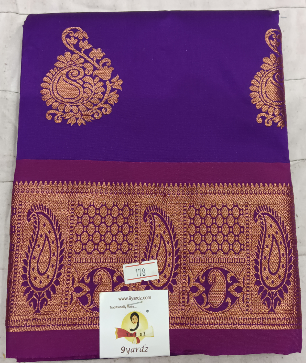 Pavadai poly silk 36"