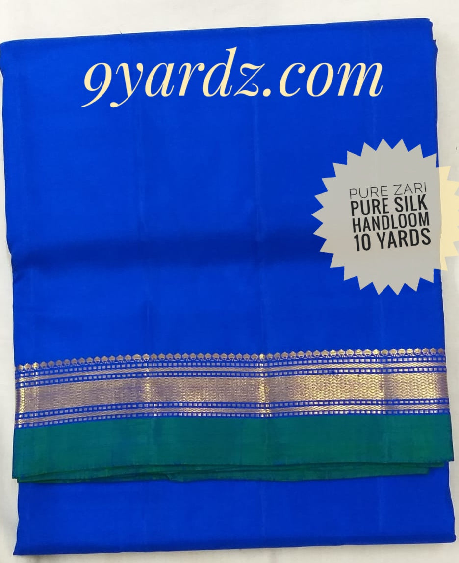 Pure silk Pure jari - 10 yards(madisar)