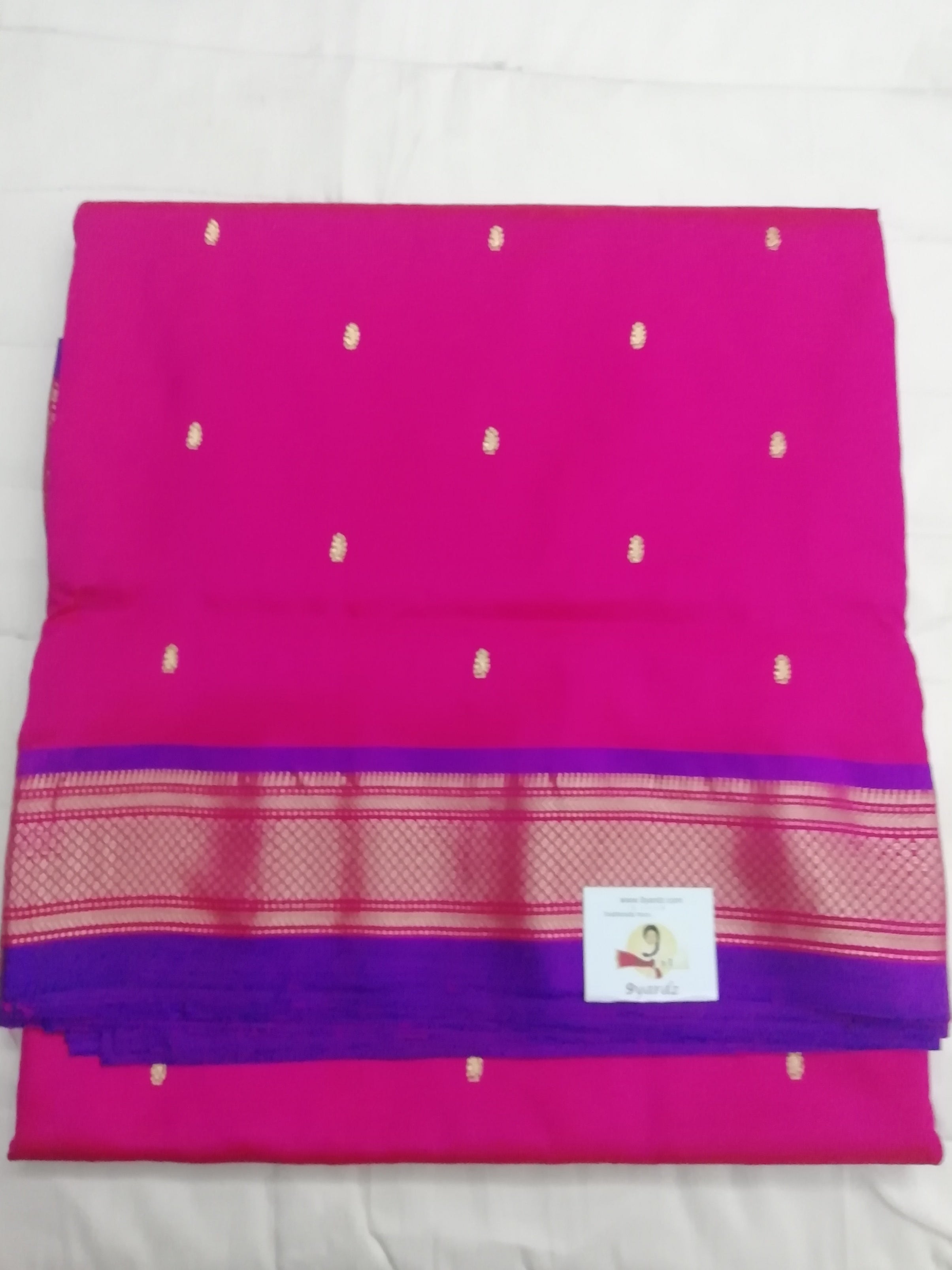 Pure silk paithani 10yardz(madisar)