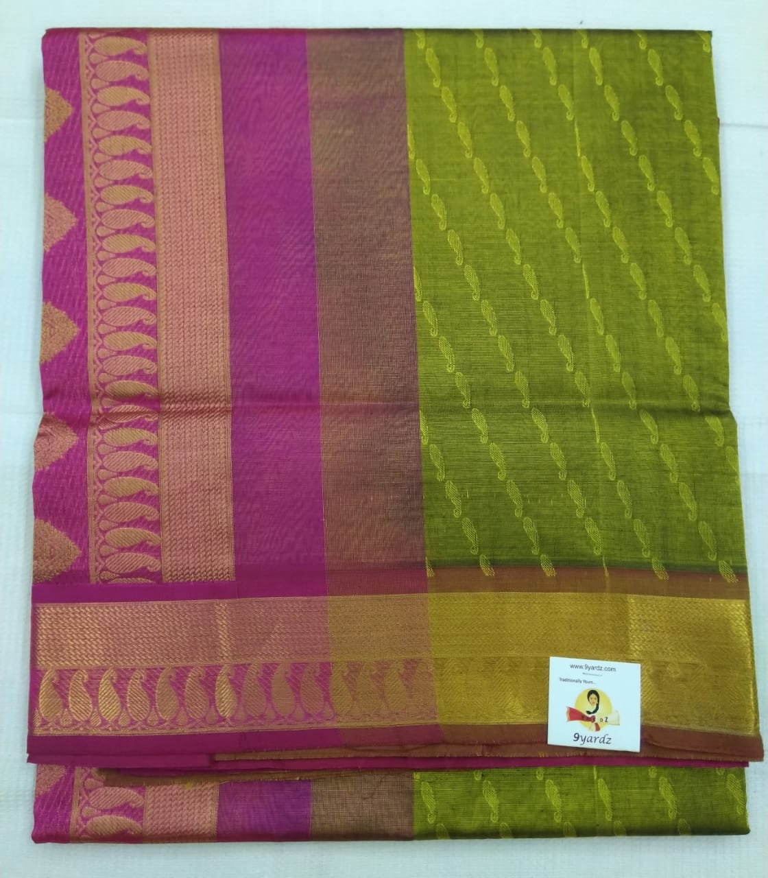 Rich Pallu Silk Cotton 6yardz