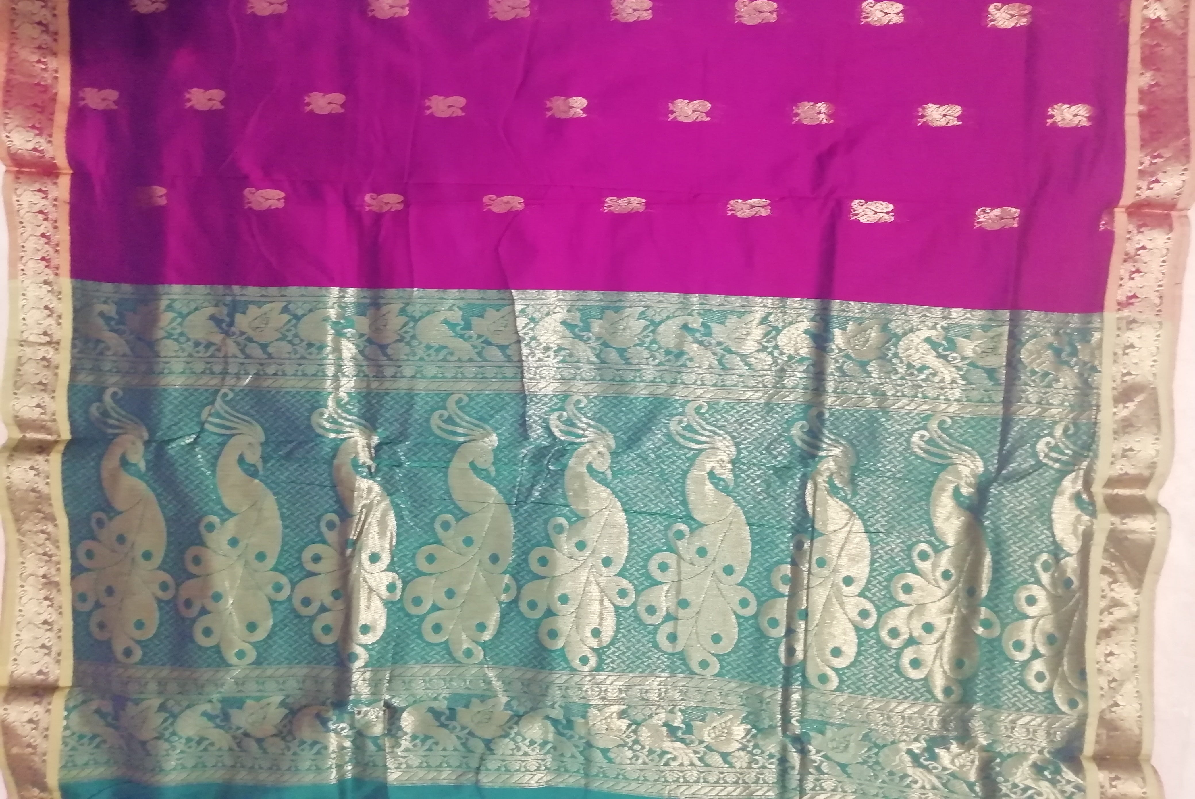 Semi silk cotton - Contrast