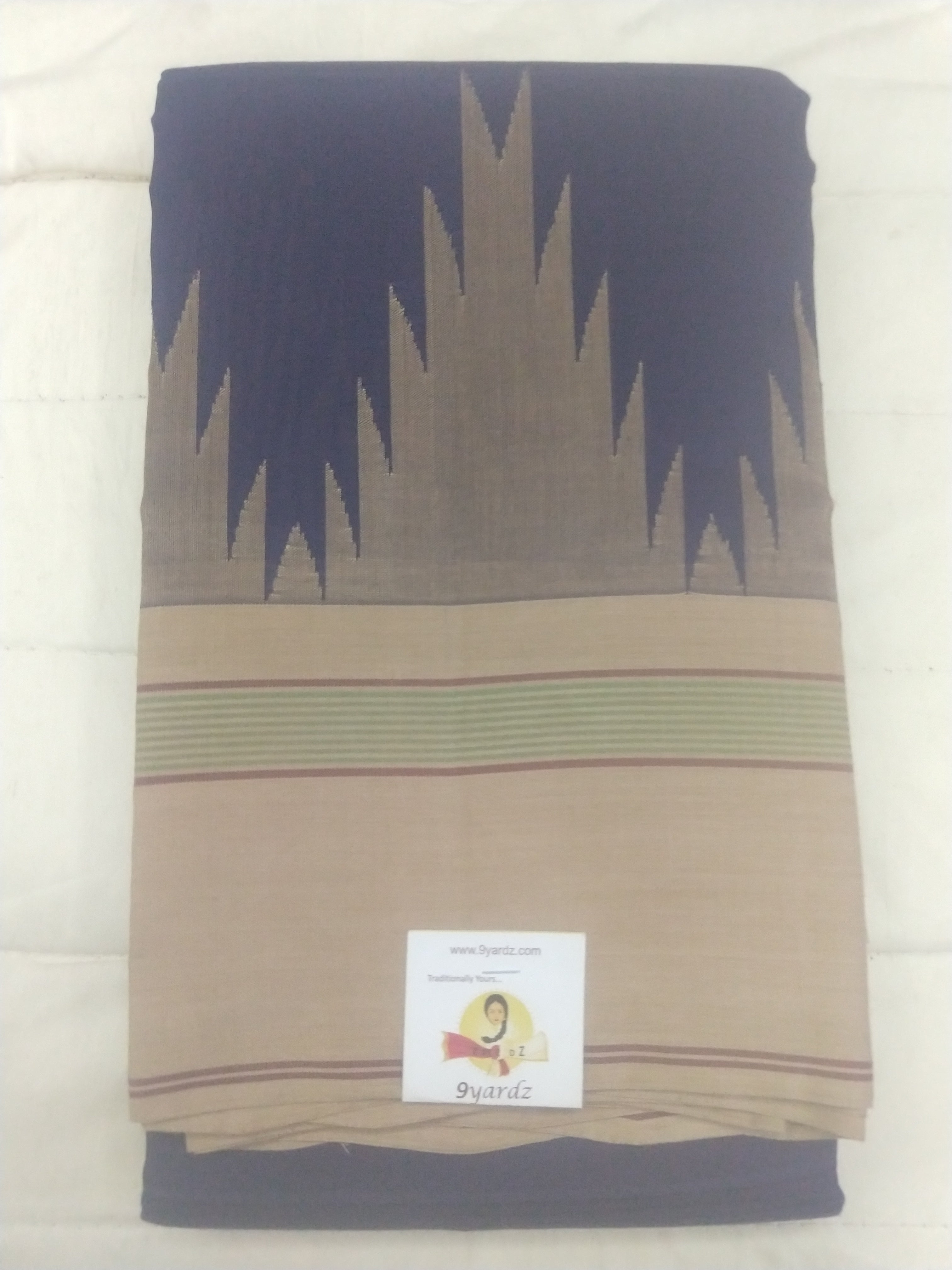 Rasipuram korvai pure silk cotton