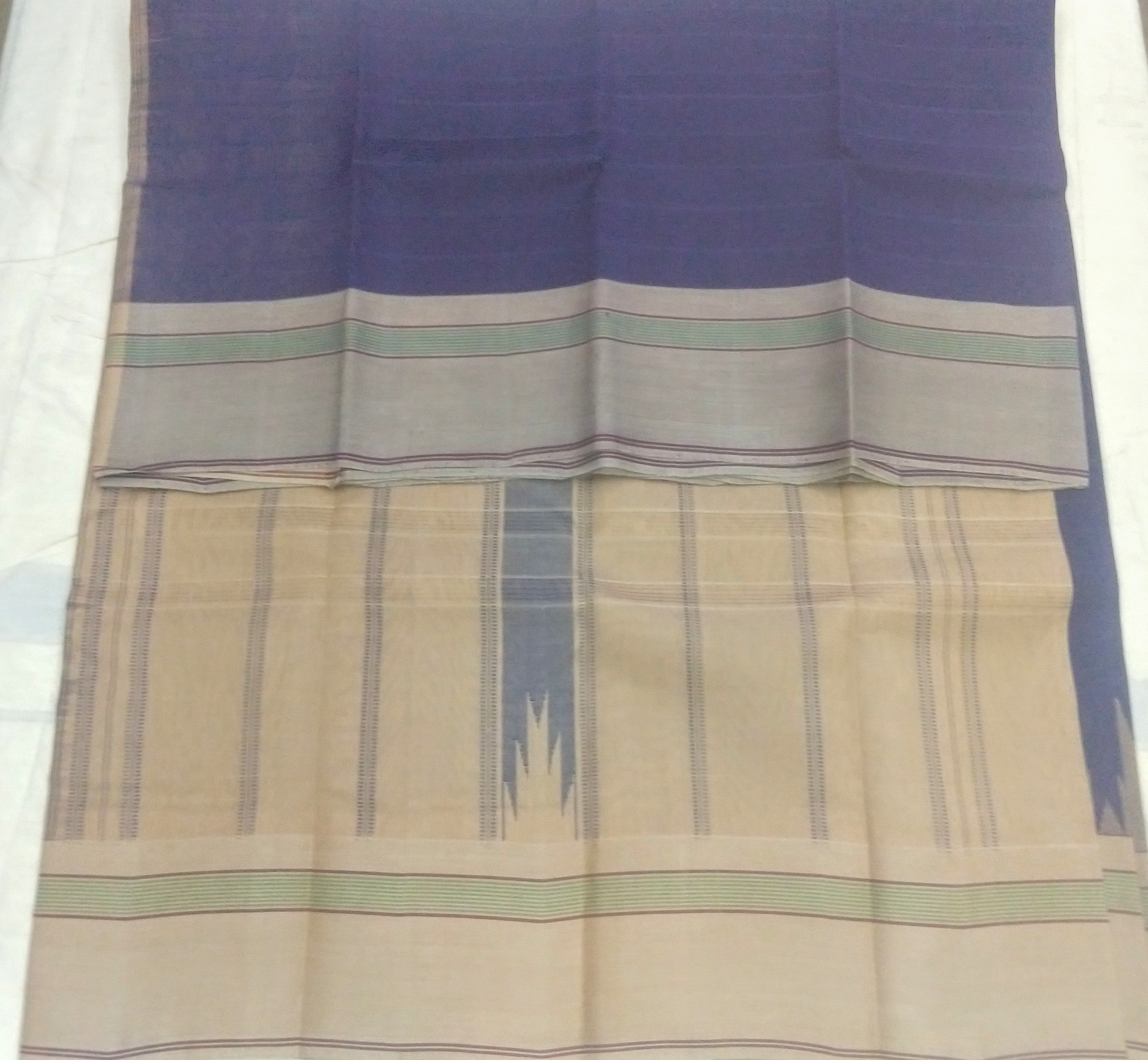 Rasipuram korvai pure silk cotton