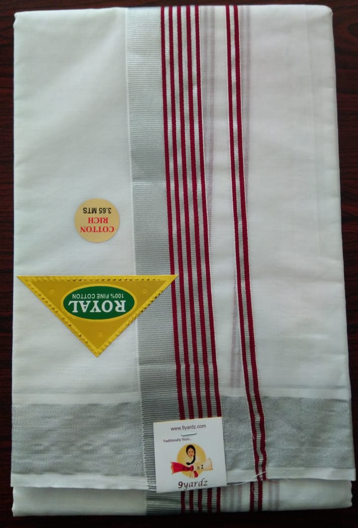 Bleached Dhothi / veshti