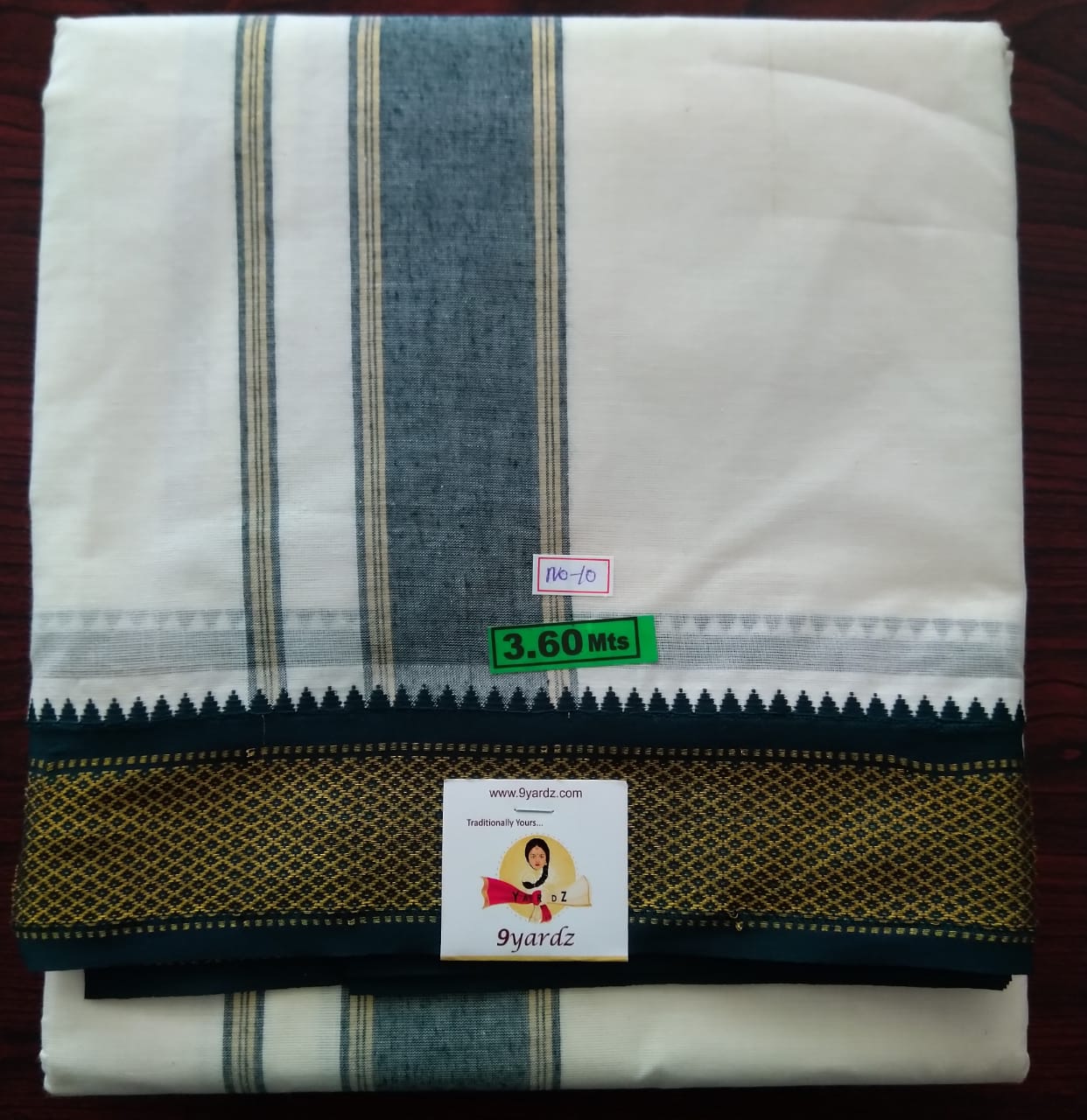 Unbleached dhothi - Mayilkann