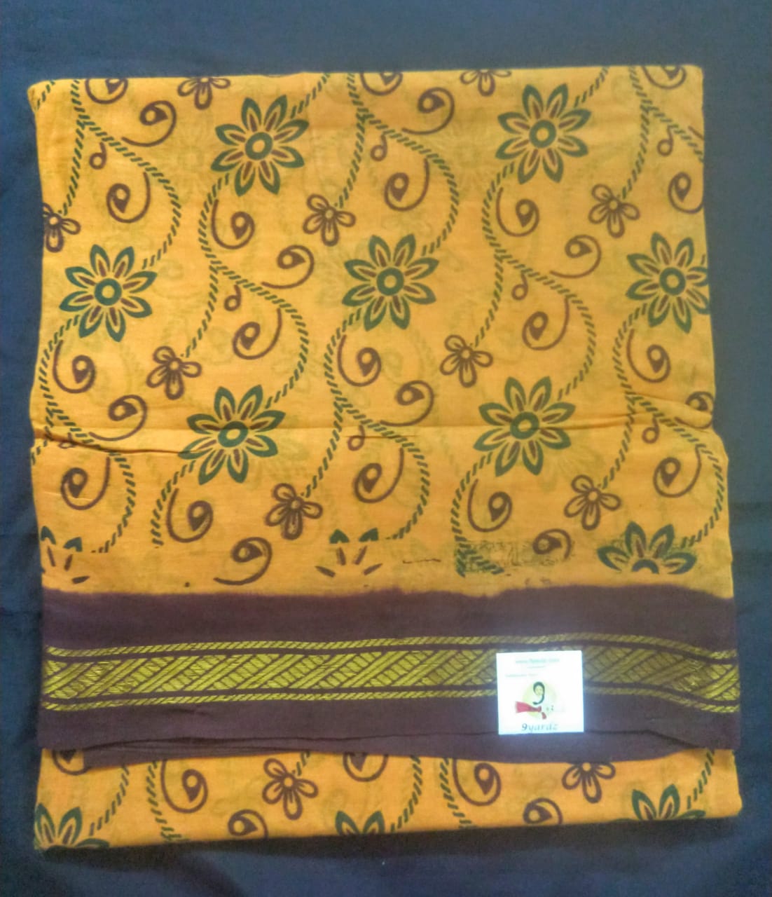 Sungudi cotton 9 yardz