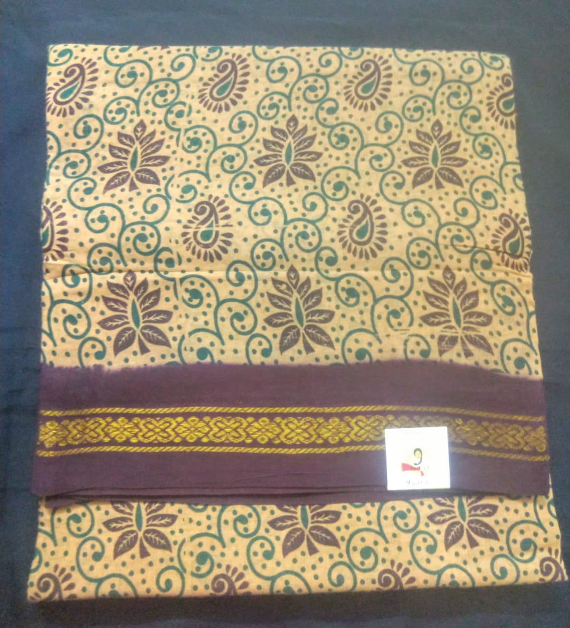 Sungudi cotton 9 yardz