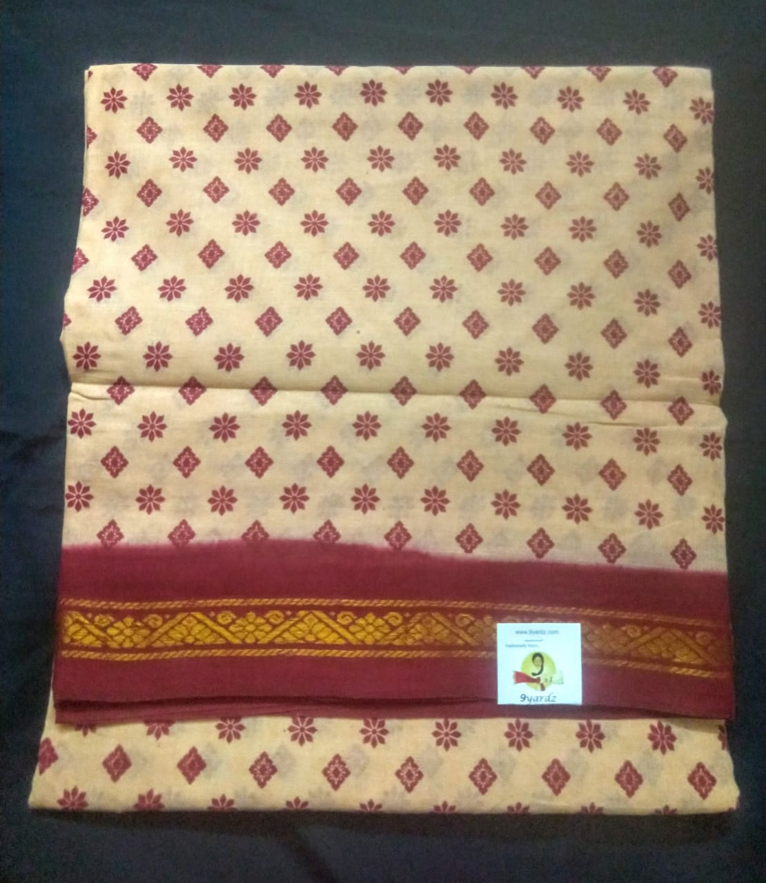 Sungudi cotton 9 yardz