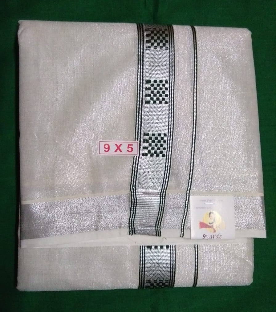 Cotton Tissue Dhothi 9*5
