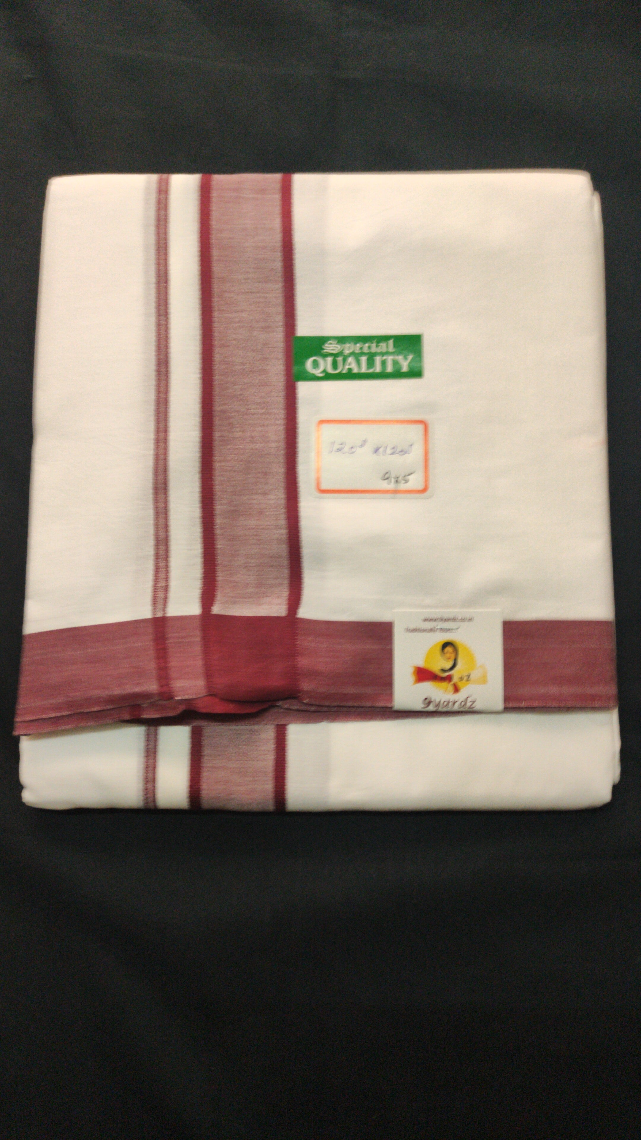 Soft Cotton bleached dhothi 9*5