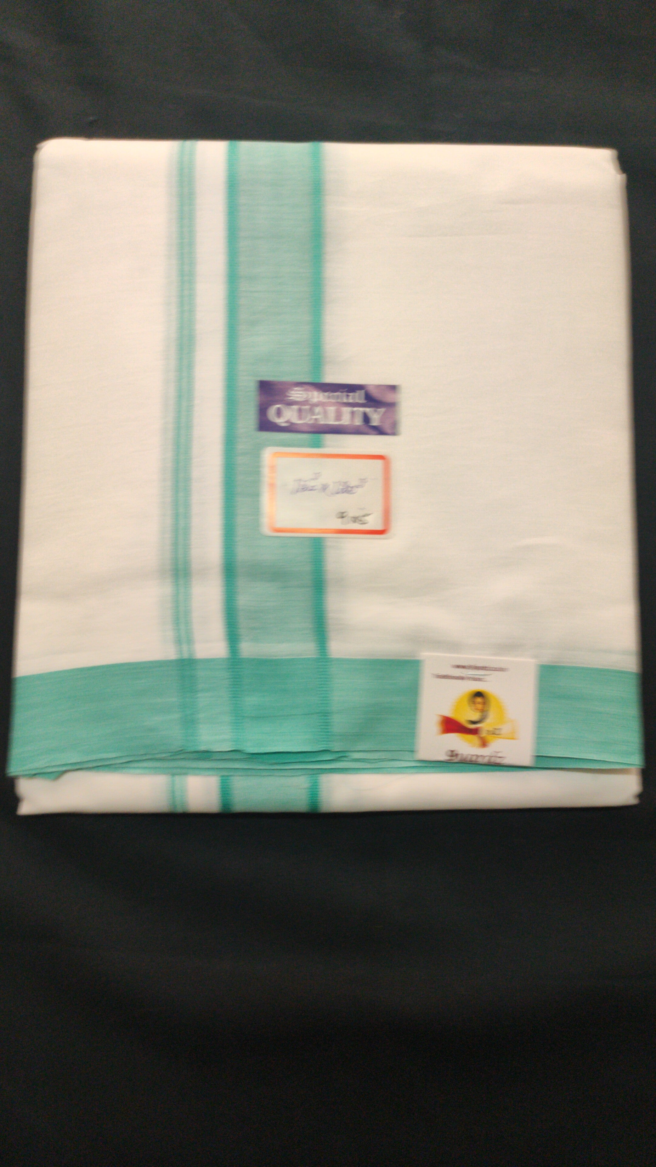 Soft Cotton bleached dhothi 9*5