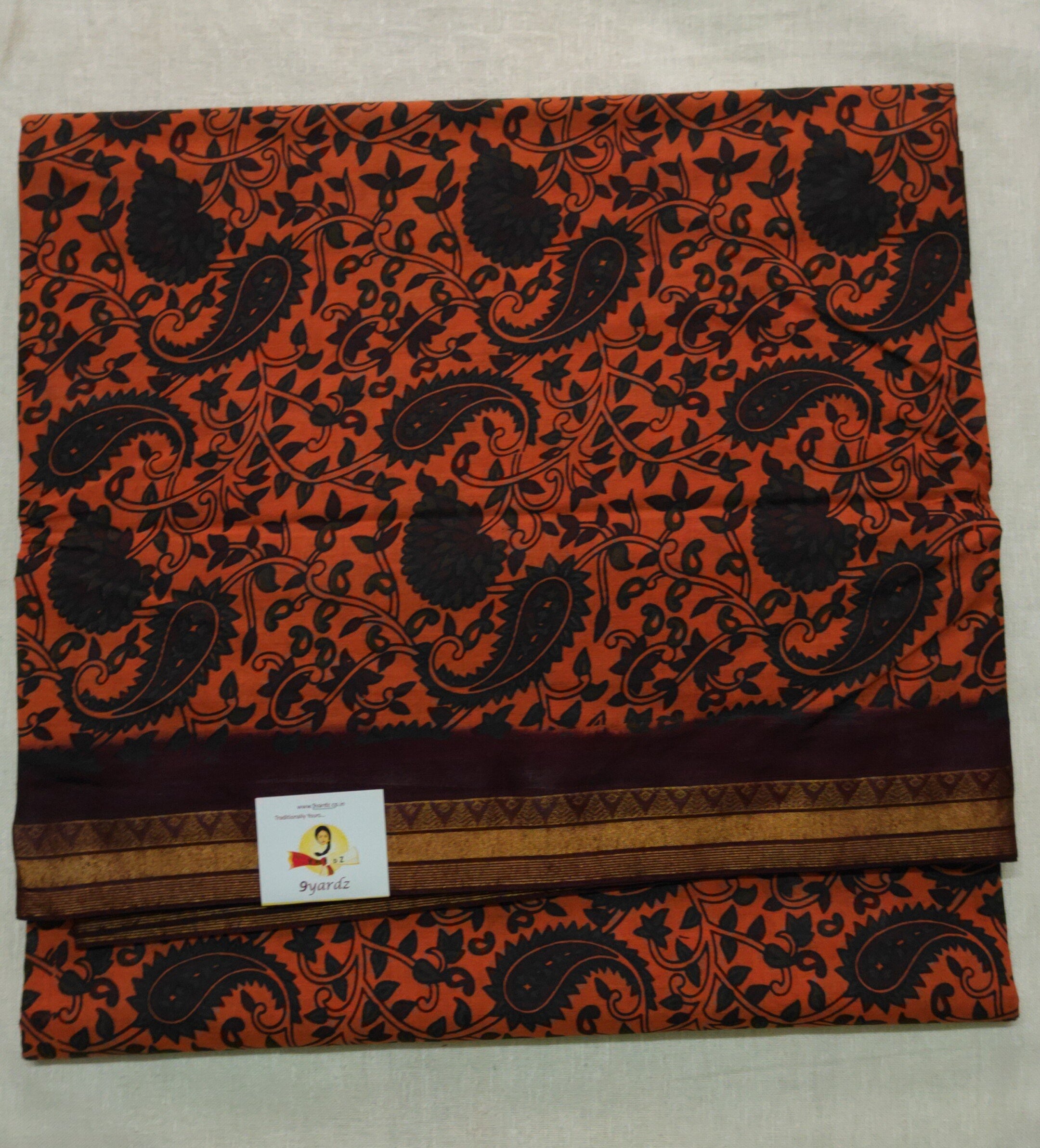 Colour Kalamkari Design- 10.5 yards