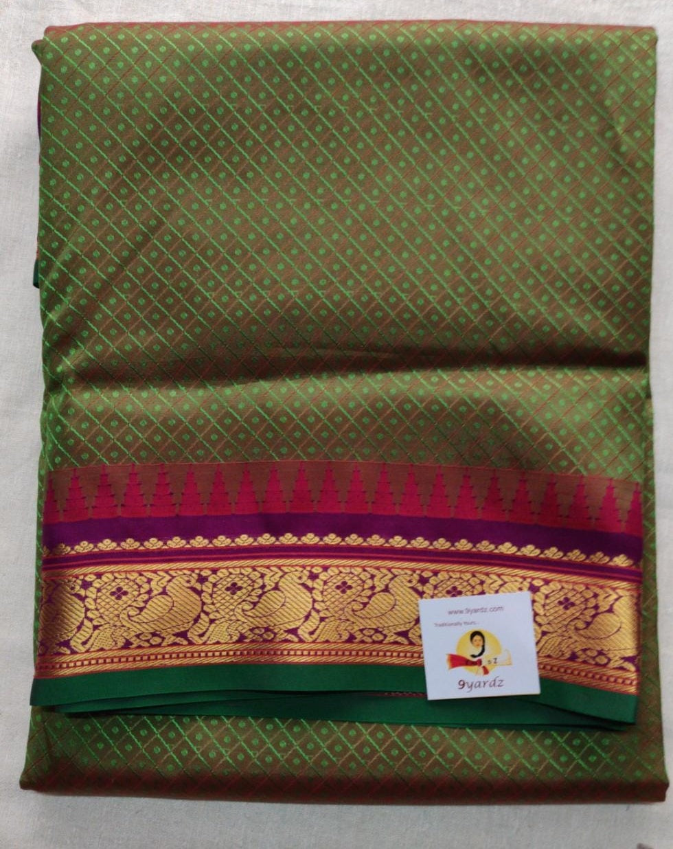 Naarpattu Poly silk 10yardz