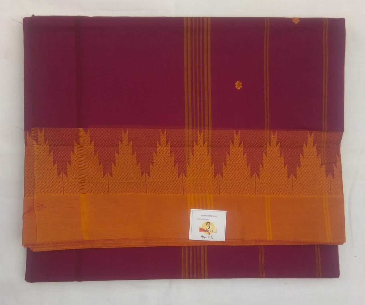Chettinadu/ Karaikudi cotton 6 yards
