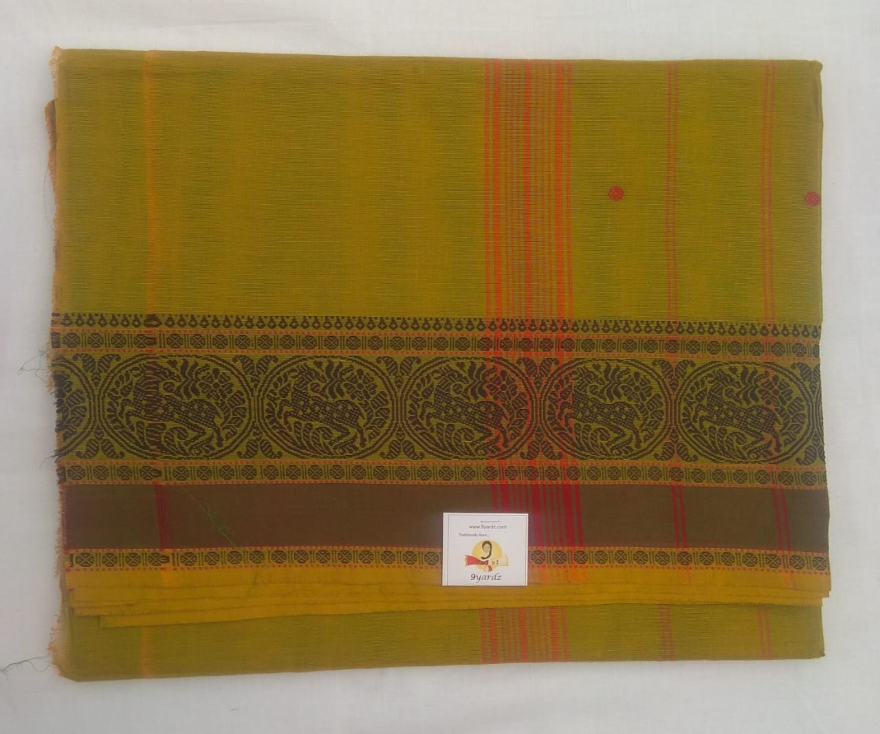 Chettinadu/ Karaikudi cotton 6 yards