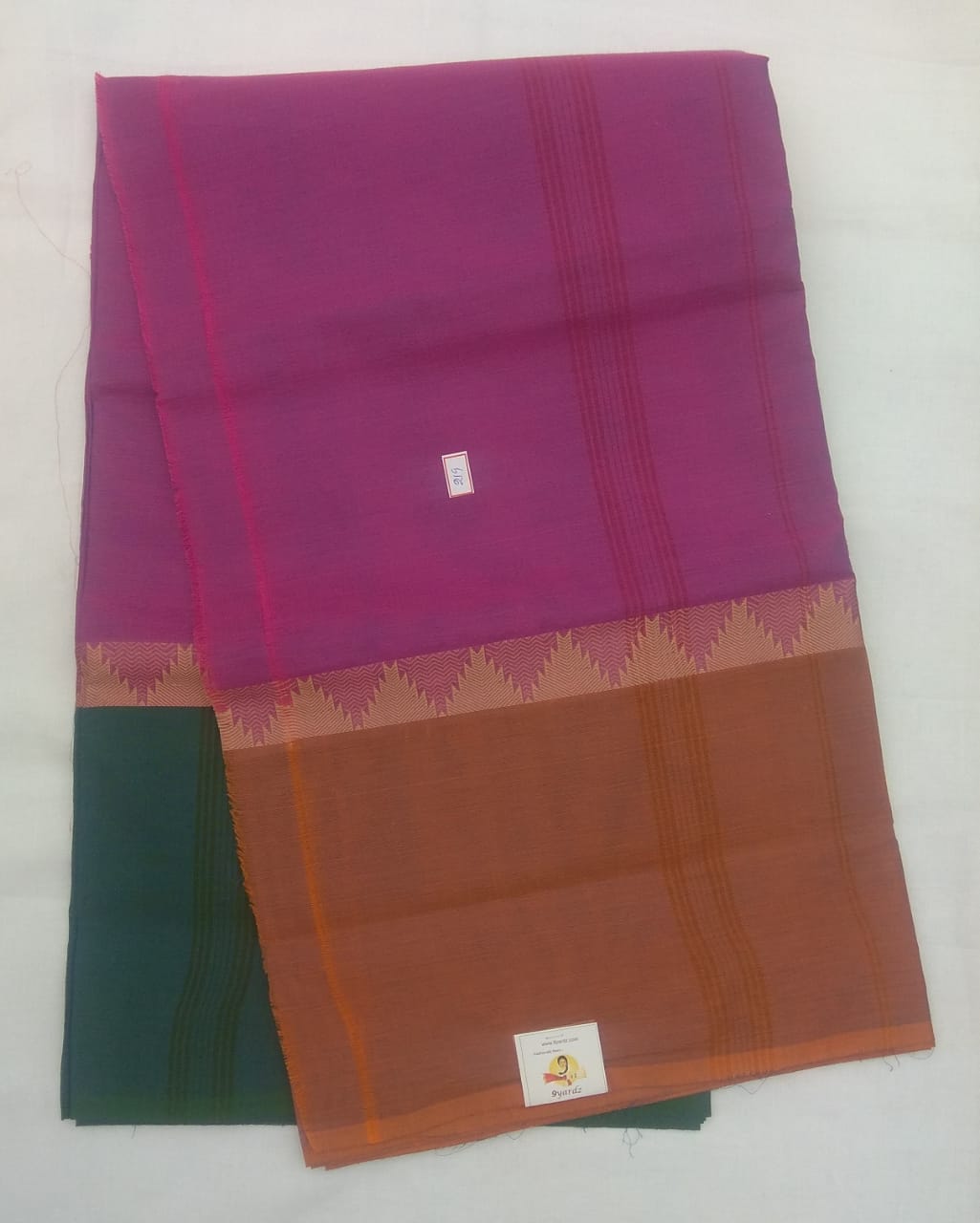 Chettinadu/ Karaikudi cotton 6 yards