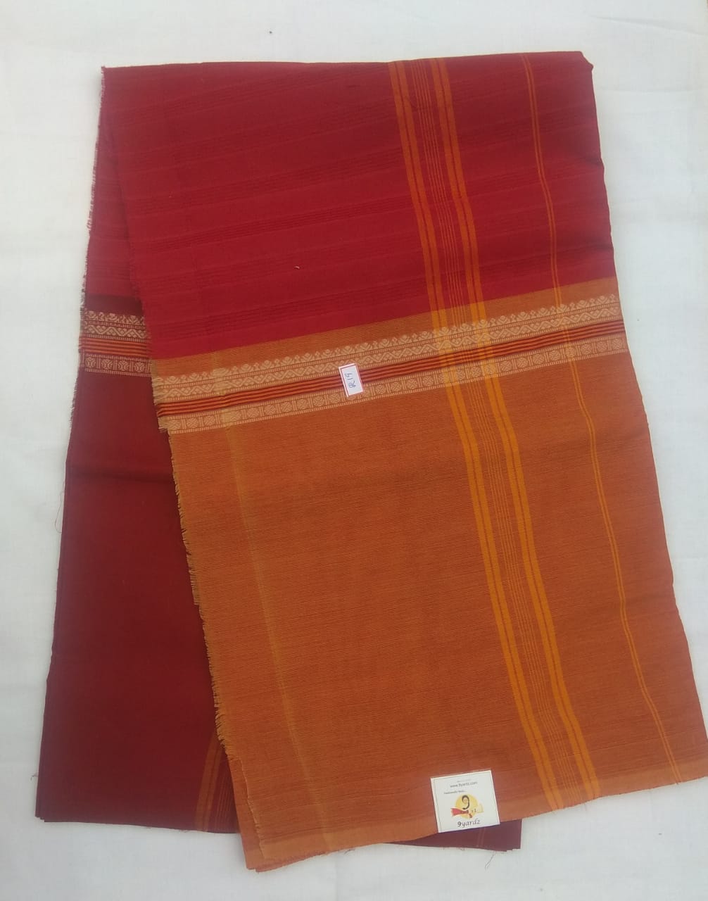 Chettinadu/ Karaikudi cotton 6 yards